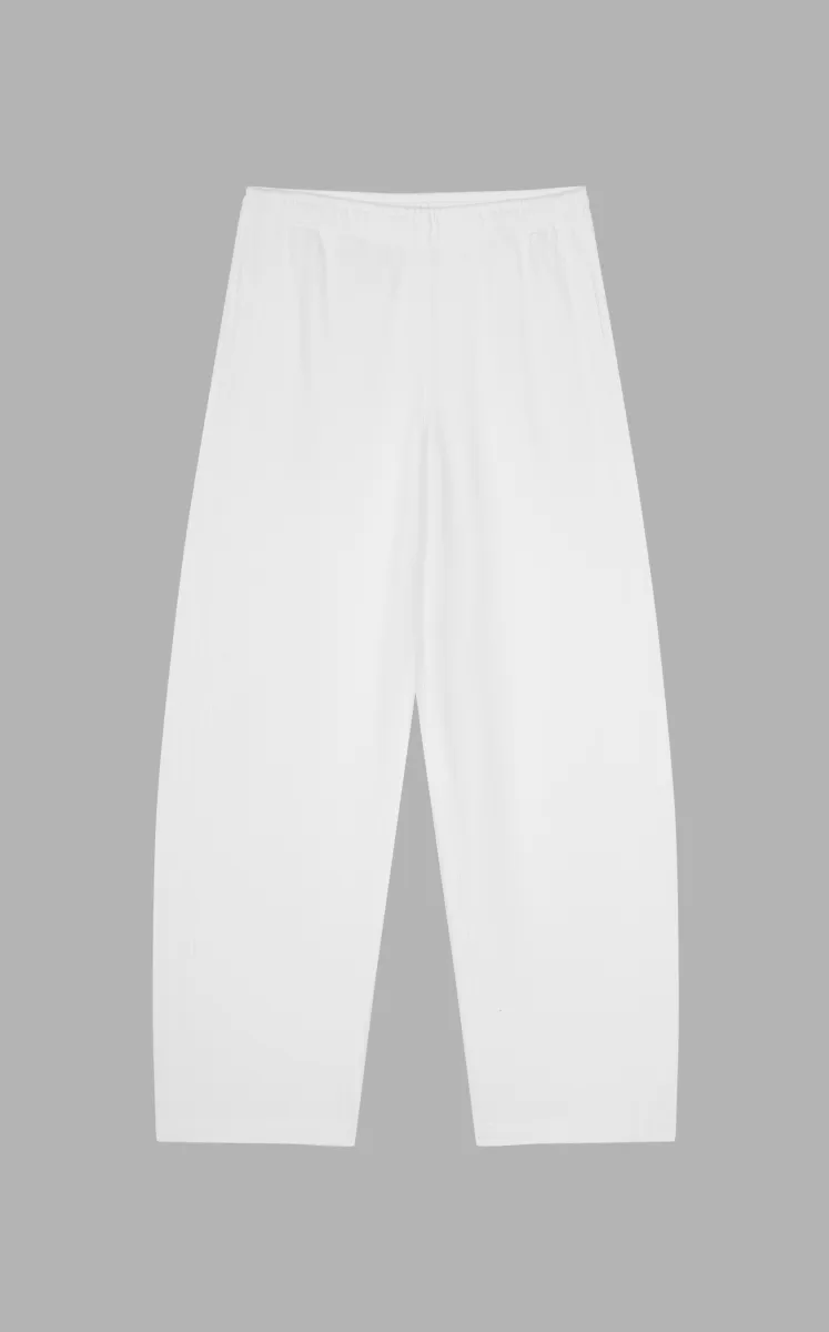 Pants / JNBY Drawstring Trim Cotton Ultra Long Pants