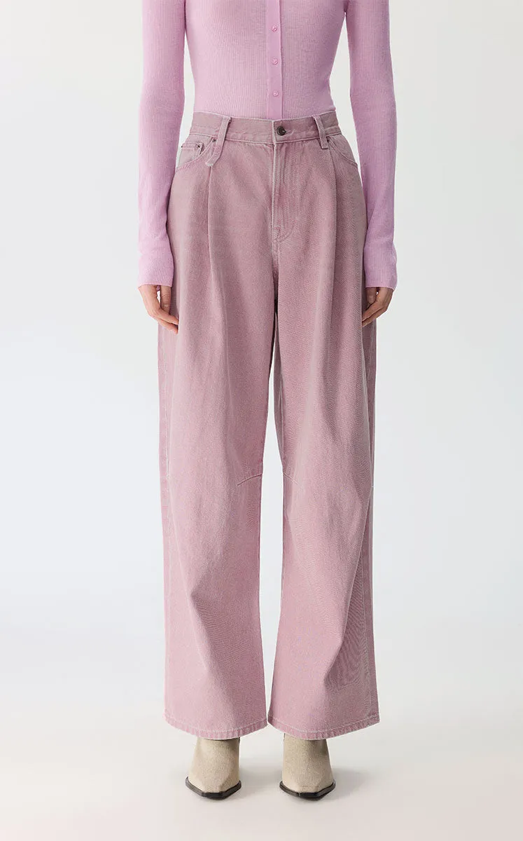 Pants / JNBY Straight-Leg Cuffed Denim Jeans