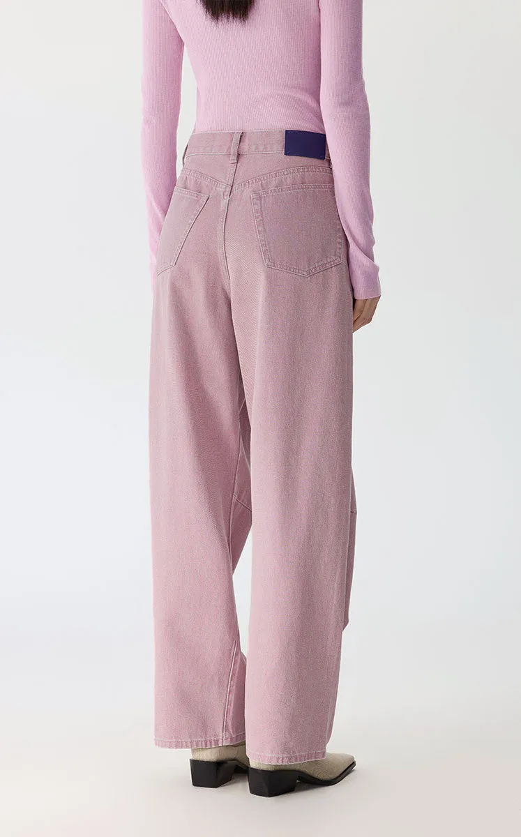 Pants / JNBY Straight-Leg Cuffed Denim Jeans