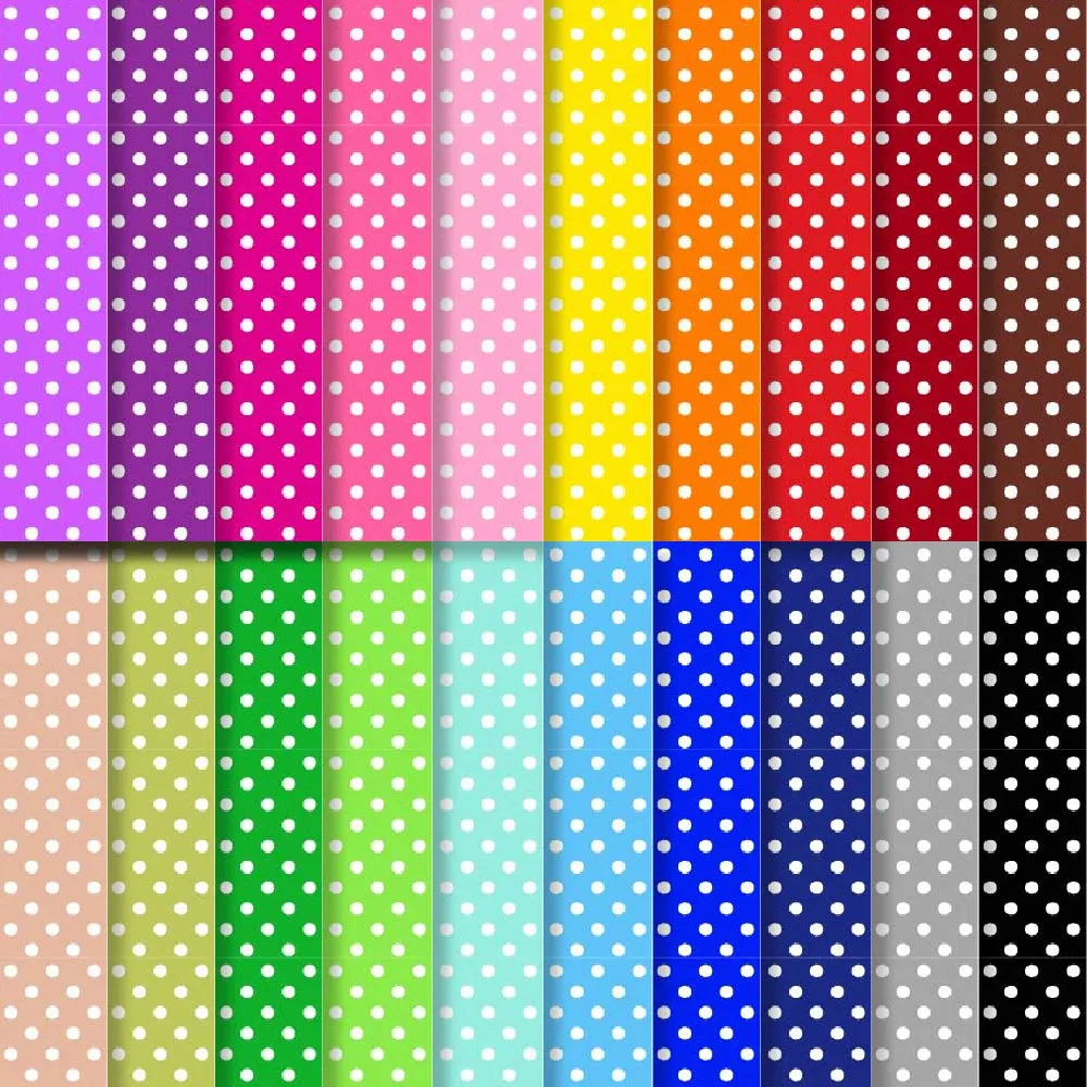 Polka Dot Printed Felt Sheets