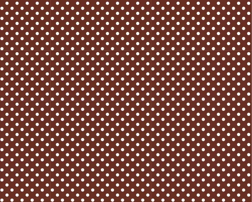Polka Dot Printed Felt Sheets
