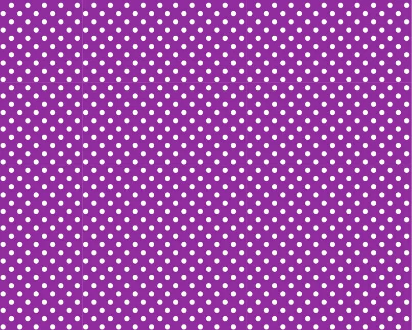 Polka Dot Printed Felt Sheets