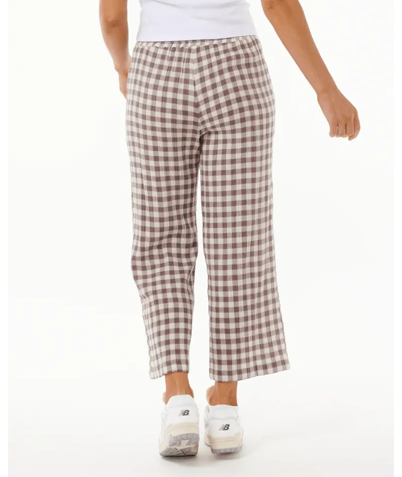 PREMIUM SURF CHECK PANT - EGGPLANT