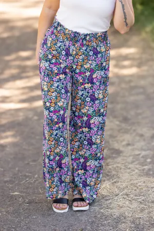 Presley Palazzo Pants - Spring Floral RP6011