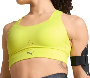 Puma PWRbreathe Womens Running Sports Bra - Yellow