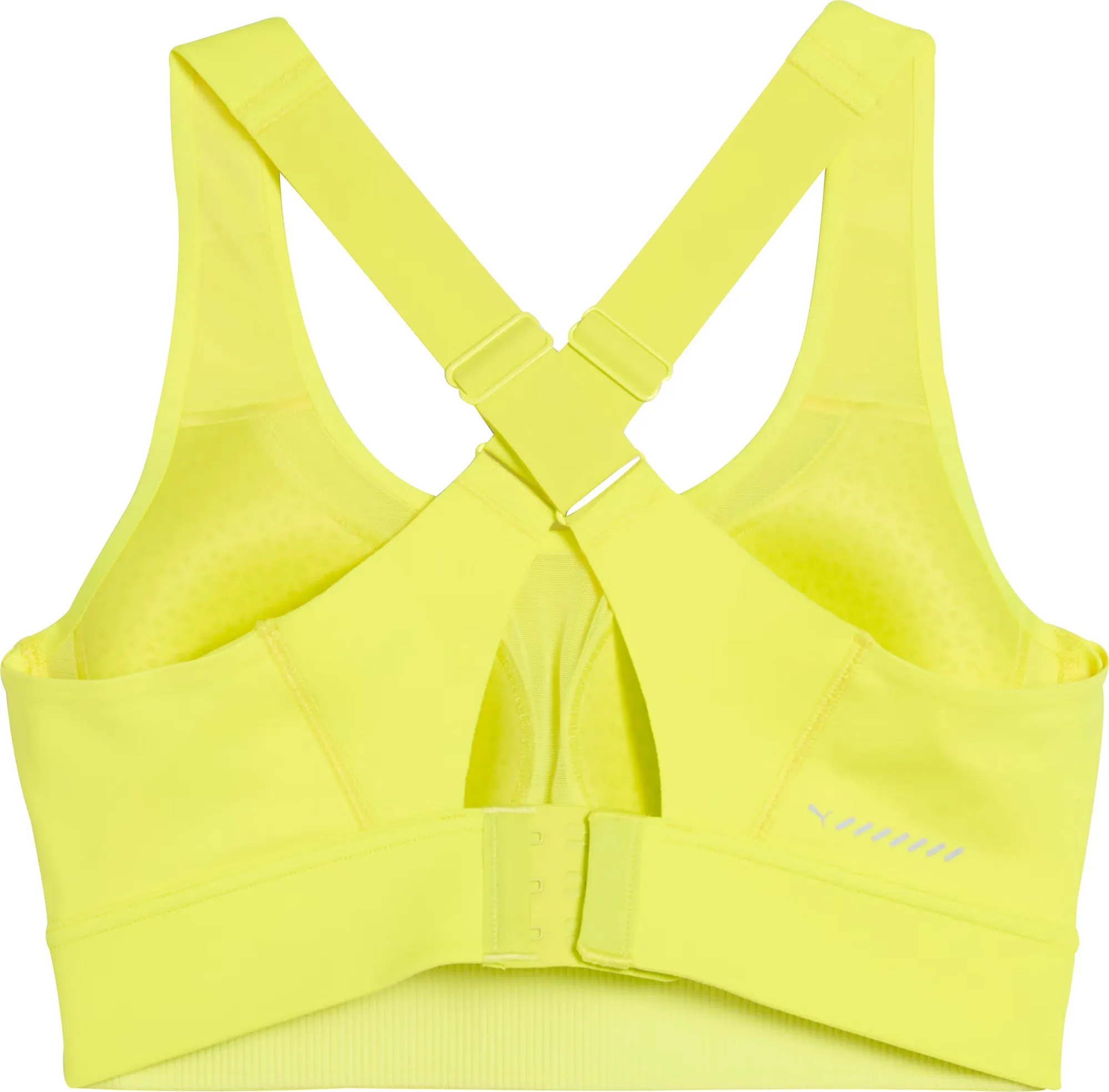 Puma PWRbreathe Womens Running Sports Bra - Yellow
