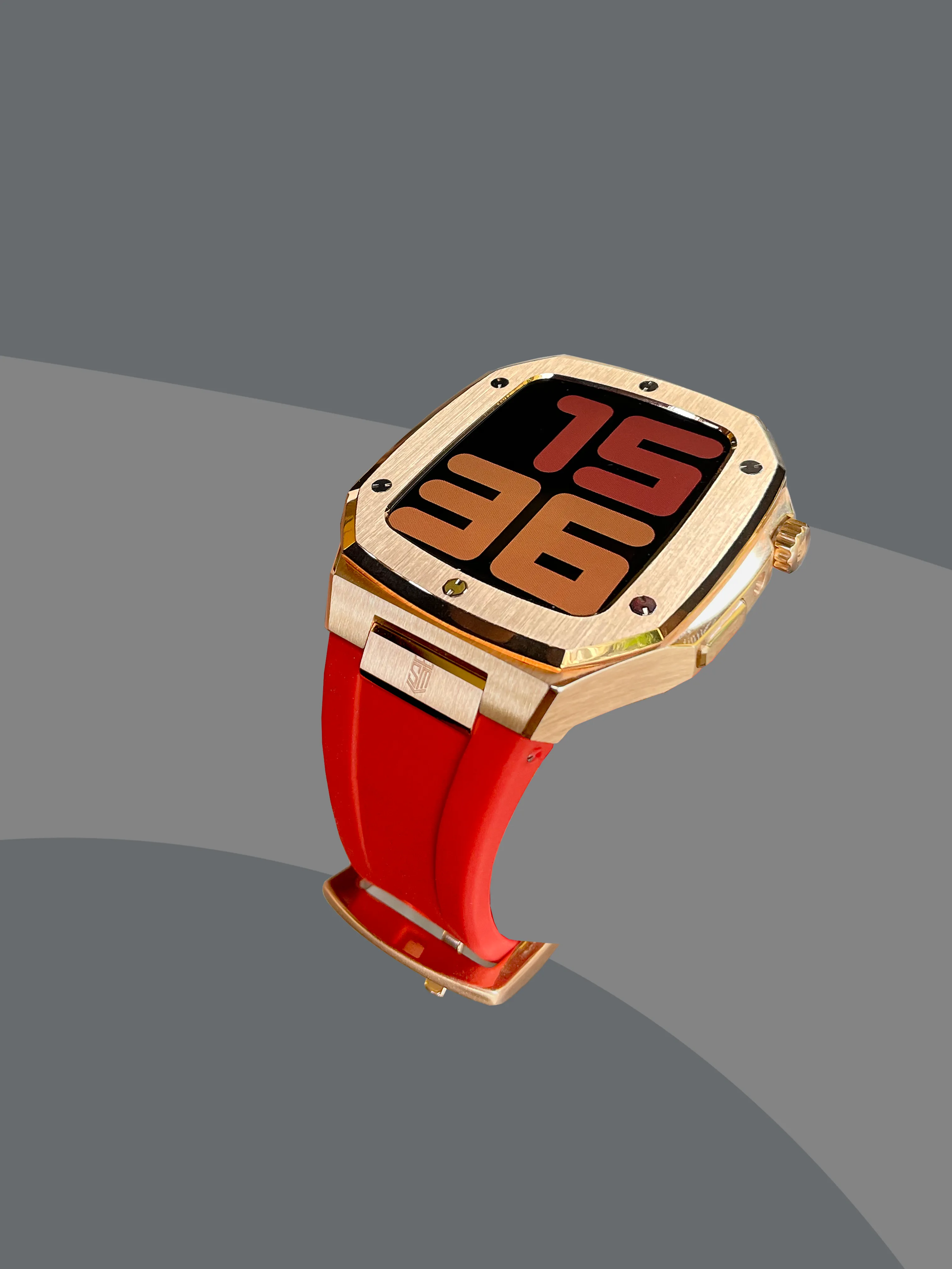 Red Silicone - Rose Buckle