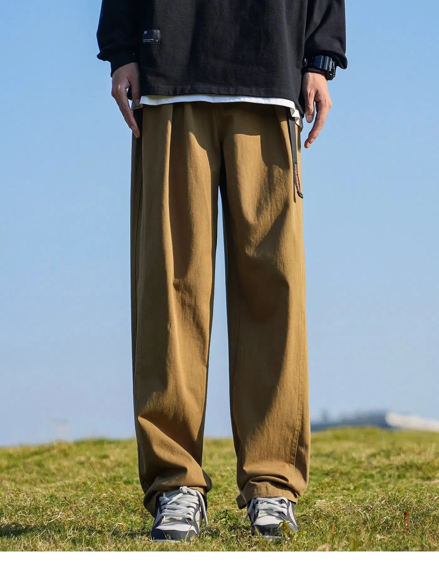 Retro Straight Casual Pants