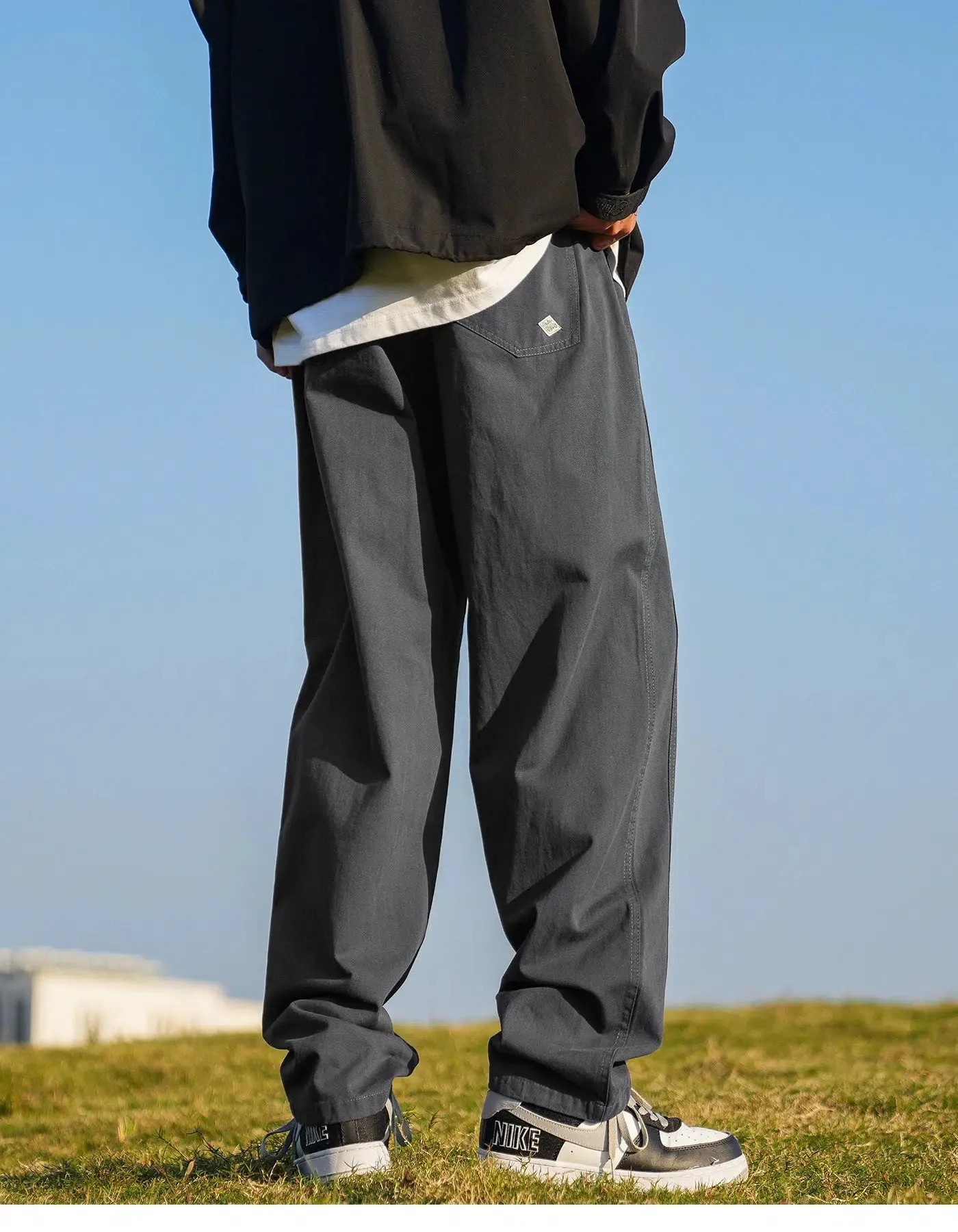 Retro Straight Casual Pants