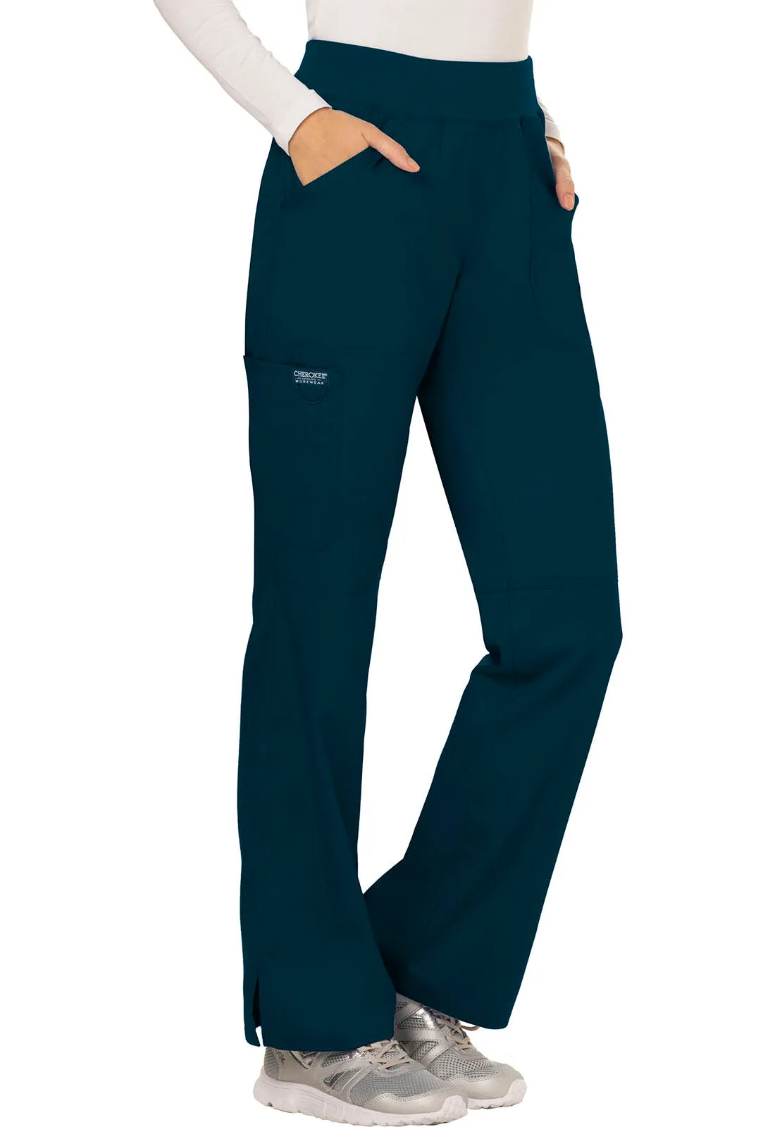 Revolution WW110 Mid Rise Straight Leg Pull-on Pants Caribbean Blue