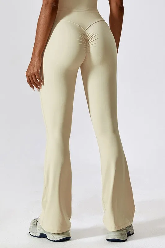Sheena high-rise stretch flared pants