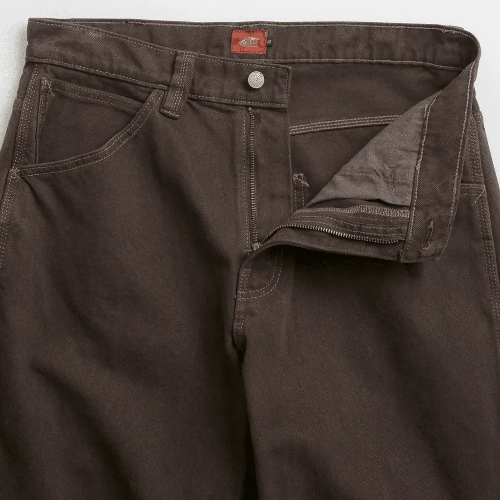 Skate check-5 loose denim pants - After dark