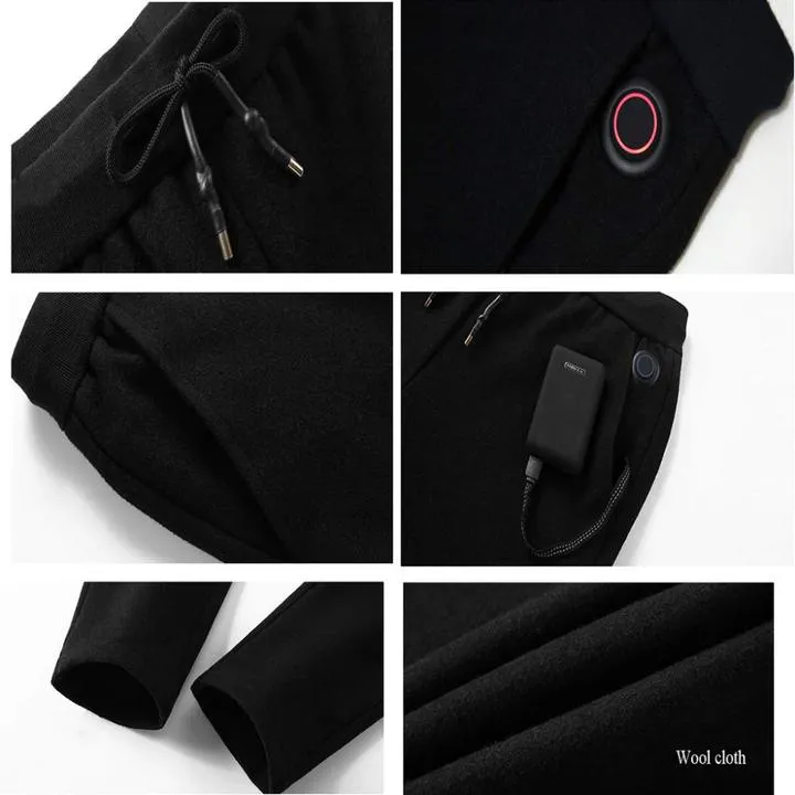 Smart Heating Electric Pants Winter Outdoor USB Charging Thermostat Warm Trousers