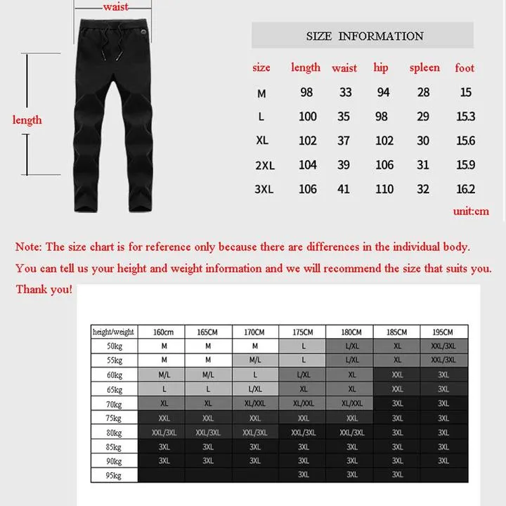 Smart Heating Electric Pants Winter Outdoor USB Charging Thermostat Warm Trousers