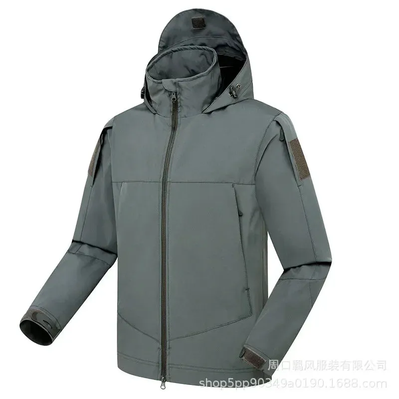 Spring and Autumn Jacket Stormtrooper Jacket Waterproof Windproof Warm Jacket Single Composite Soft Shell Mountaineering Suit