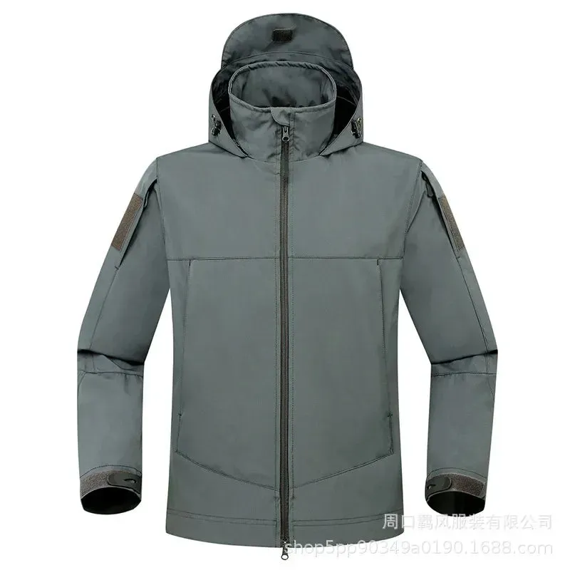 Spring and Autumn Jacket Stormtrooper Jacket Waterproof Windproof Warm Jacket Single Composite Soft Shell Mountaineering Suit