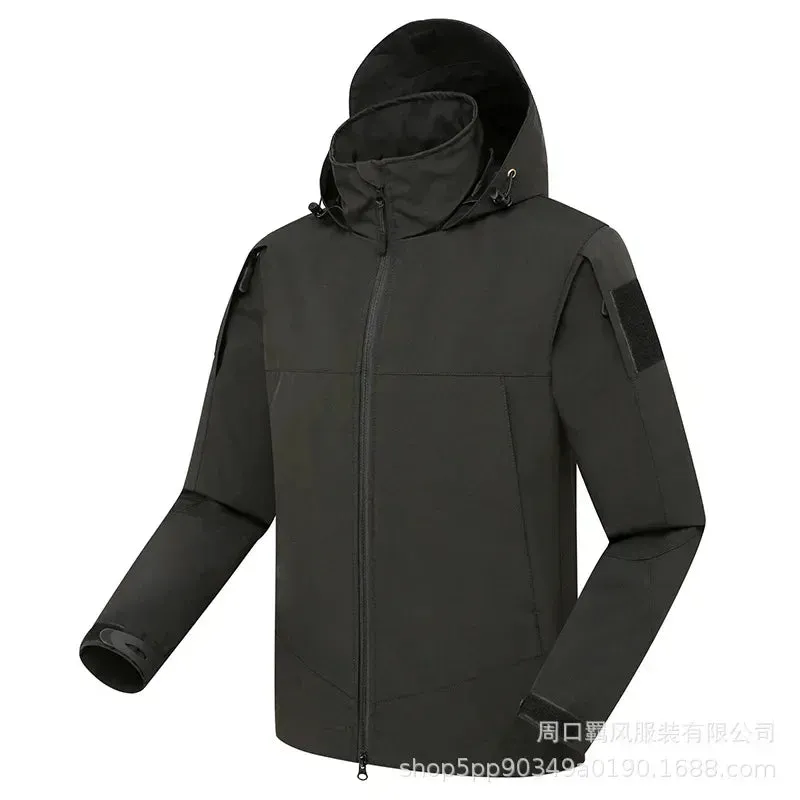 Spring and Autumn Jacket Stormtrooper Jacket Waterproof Windproof Warm Jacket Single Composite Soft Shell Mountaineering Suit