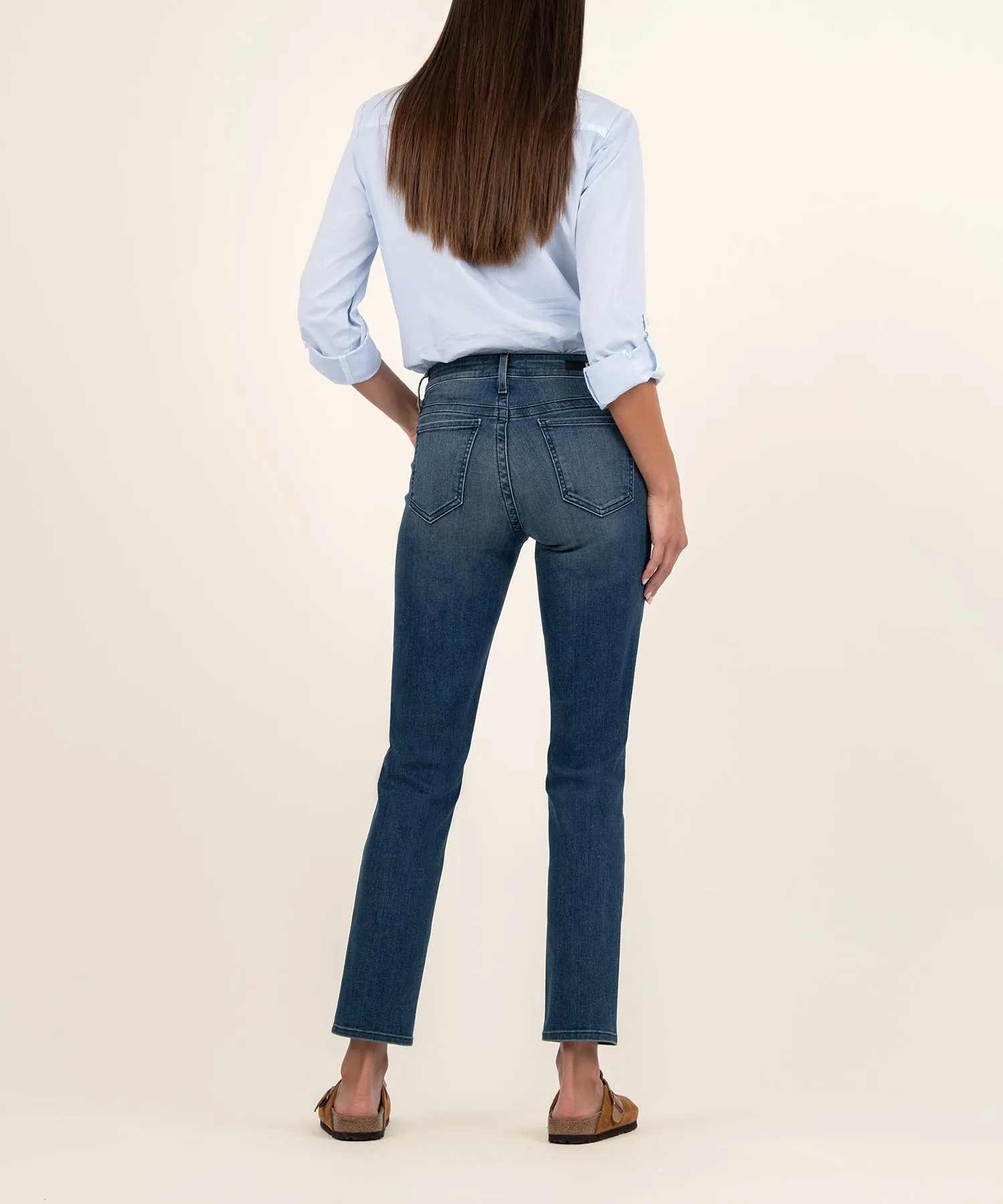 Stevie Mid Rise Straight Leg, Exclusive - FINAL SALE