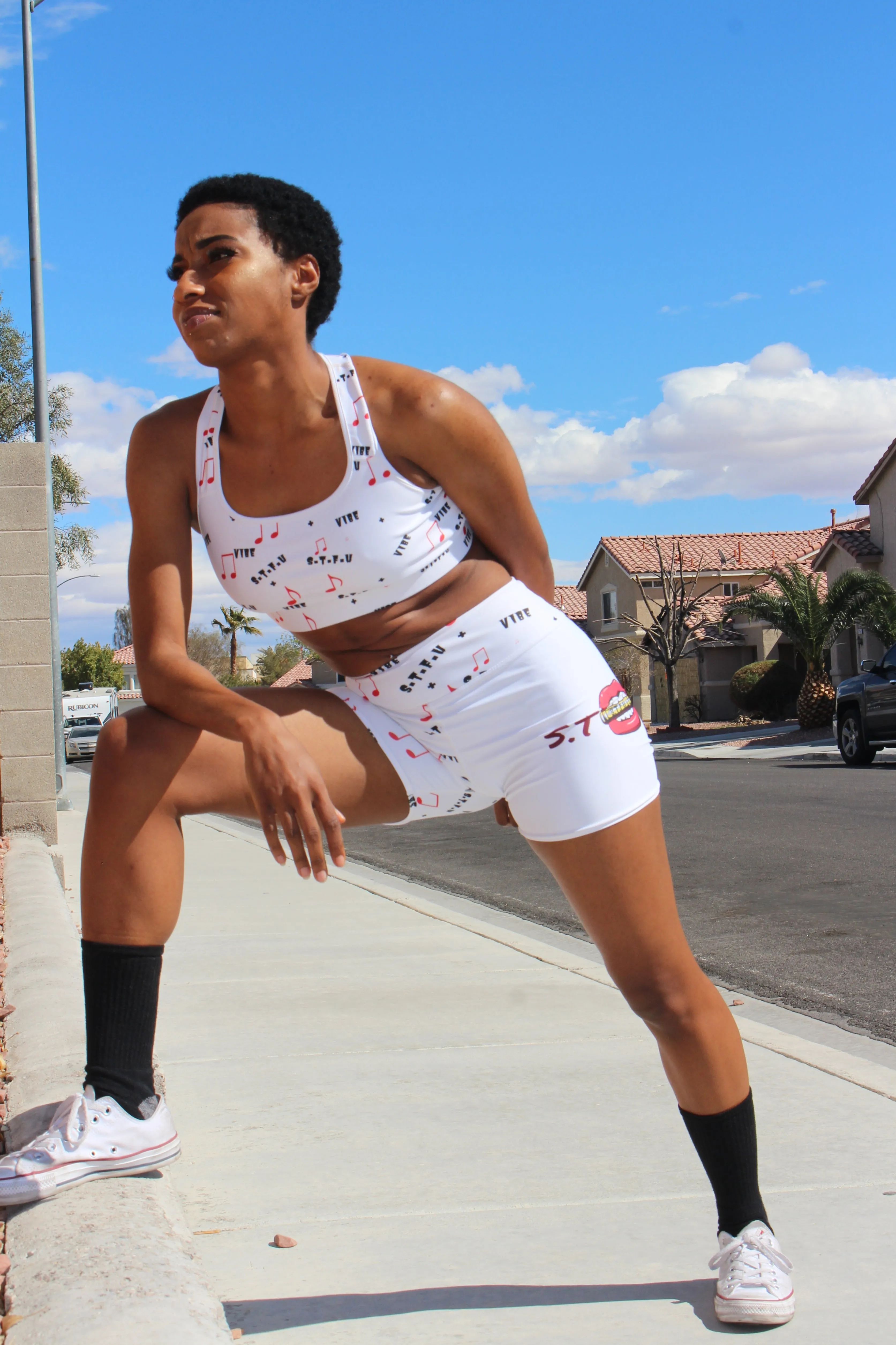 STFU   Vibe Sports bra
