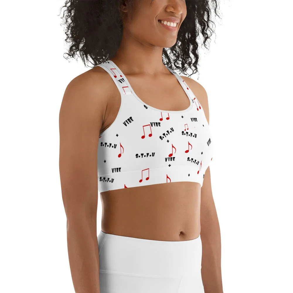 STFU   Vibe Sports bra