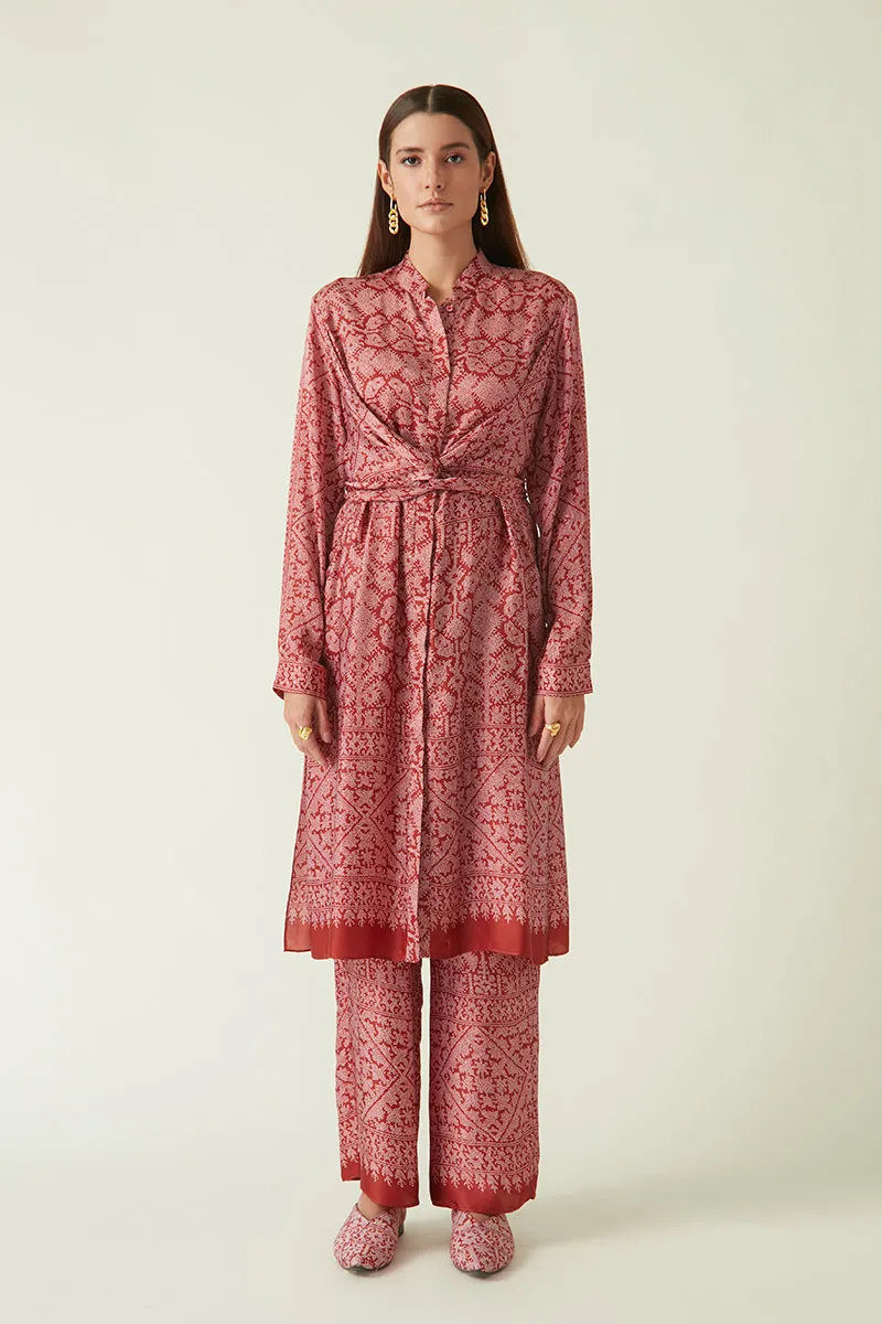 Summer Pant Modal Satin Ruteng Printed-Java E2-Fashion Edit-2JV-53-Payal Pratap