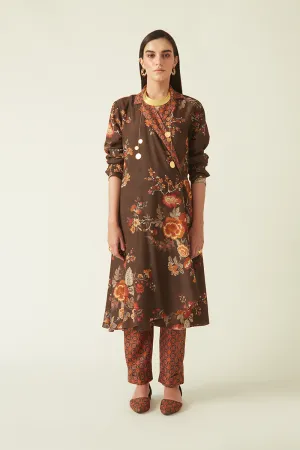 Summer Pants Cupro Linen Kawah Printed-Fashion Edit Java 03A-2JV-17-Payal Pratap