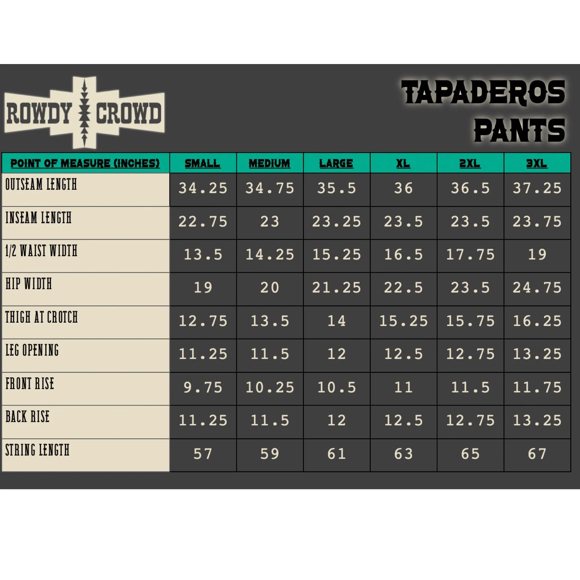 Tapaderos Pants