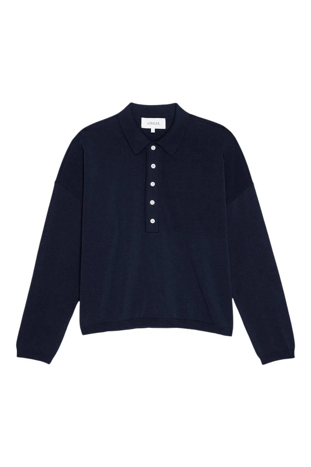 The Great Polo Sweater in Dark Navy