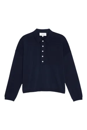 The Great Polo Sweater in Dark Navy