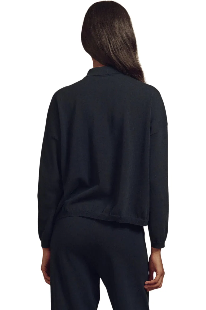 The Great Polo Sweater in Dark Navy