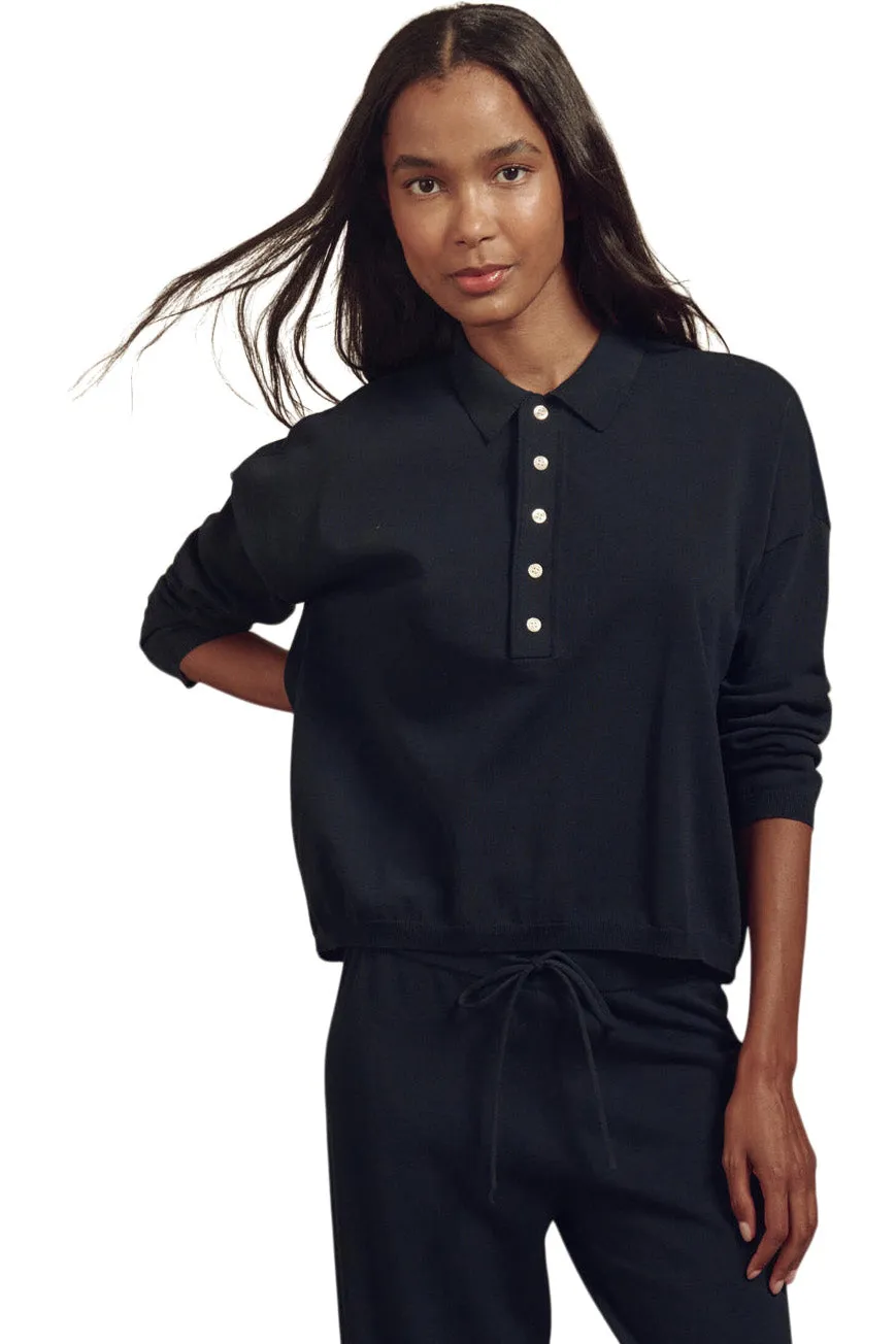 The Great Polo Sweater in Dark Navy