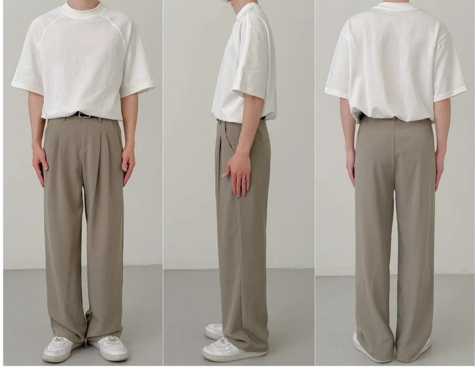 Thin Draped Casual Pants