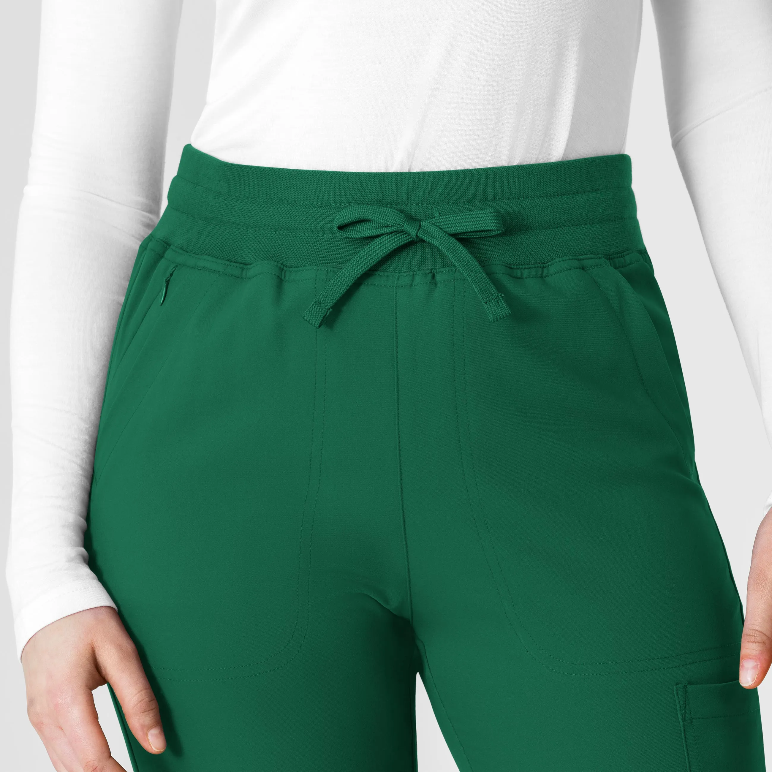 Thrive 5222 Cargo Straight Slim Leg Scrub Pants Hunter