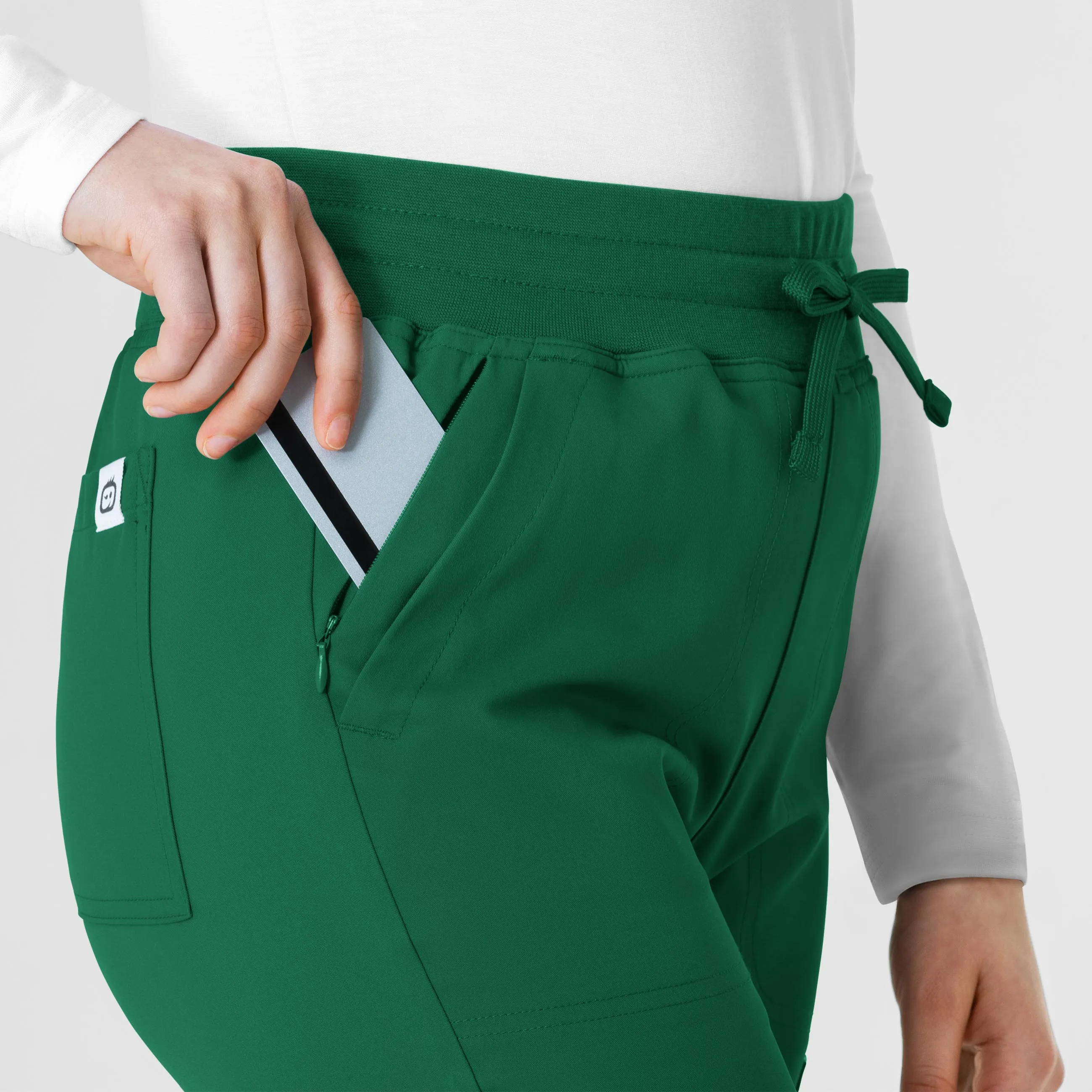 Thrive 5222 Cargo Straight Slim Leg Scrub Pants Hunter