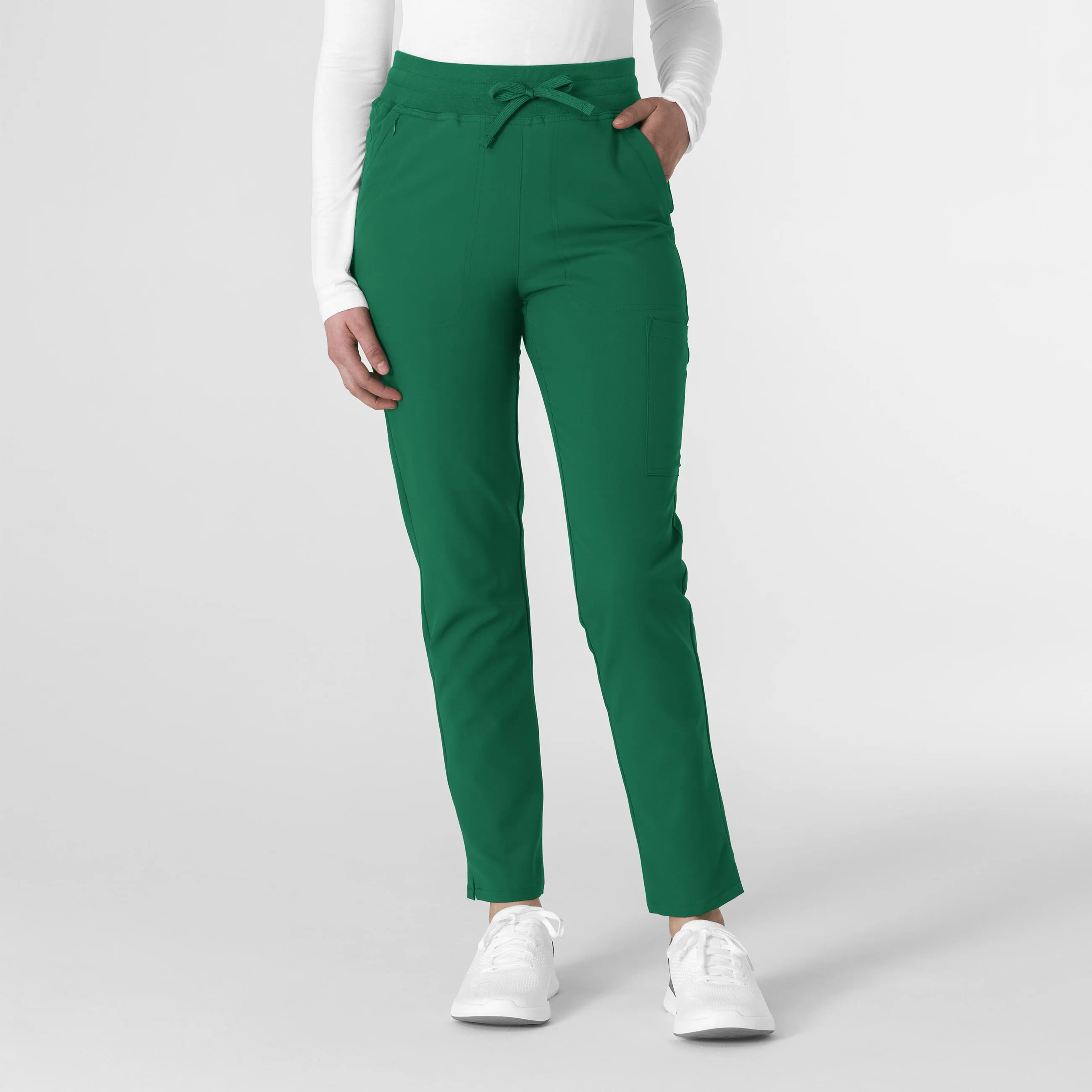 Thrive 5222 Cargo Straight Slim Leg Scrub Pants Hunter