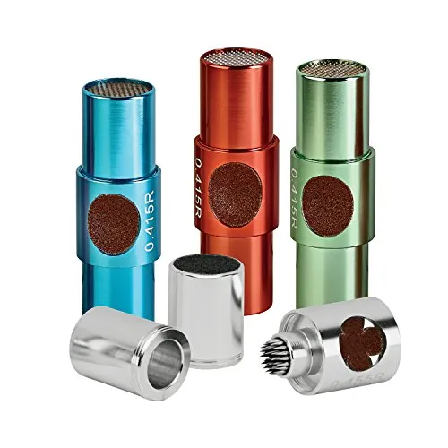 TipMaster TM61 6-in-1 Aluminum Pool Cue Tip Tool, Psycho Silver