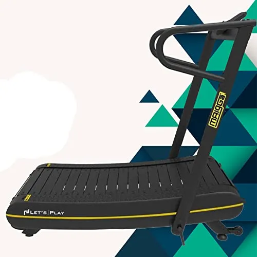 Toning® Non-Motorized Curve Treadmill, Treadmill with Zero-Maintenance Treadmill for Gym use, Home Exercise, Further Any Inquiry 8447-417-417