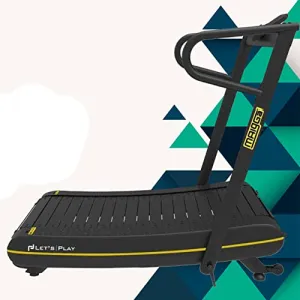 Toning® Non-Motorized Curve Treadmill, Treadmill with Zero-Maintenance Treadmill for Gym use, Home Exercise, Further Any Inquiry 8447-417-417