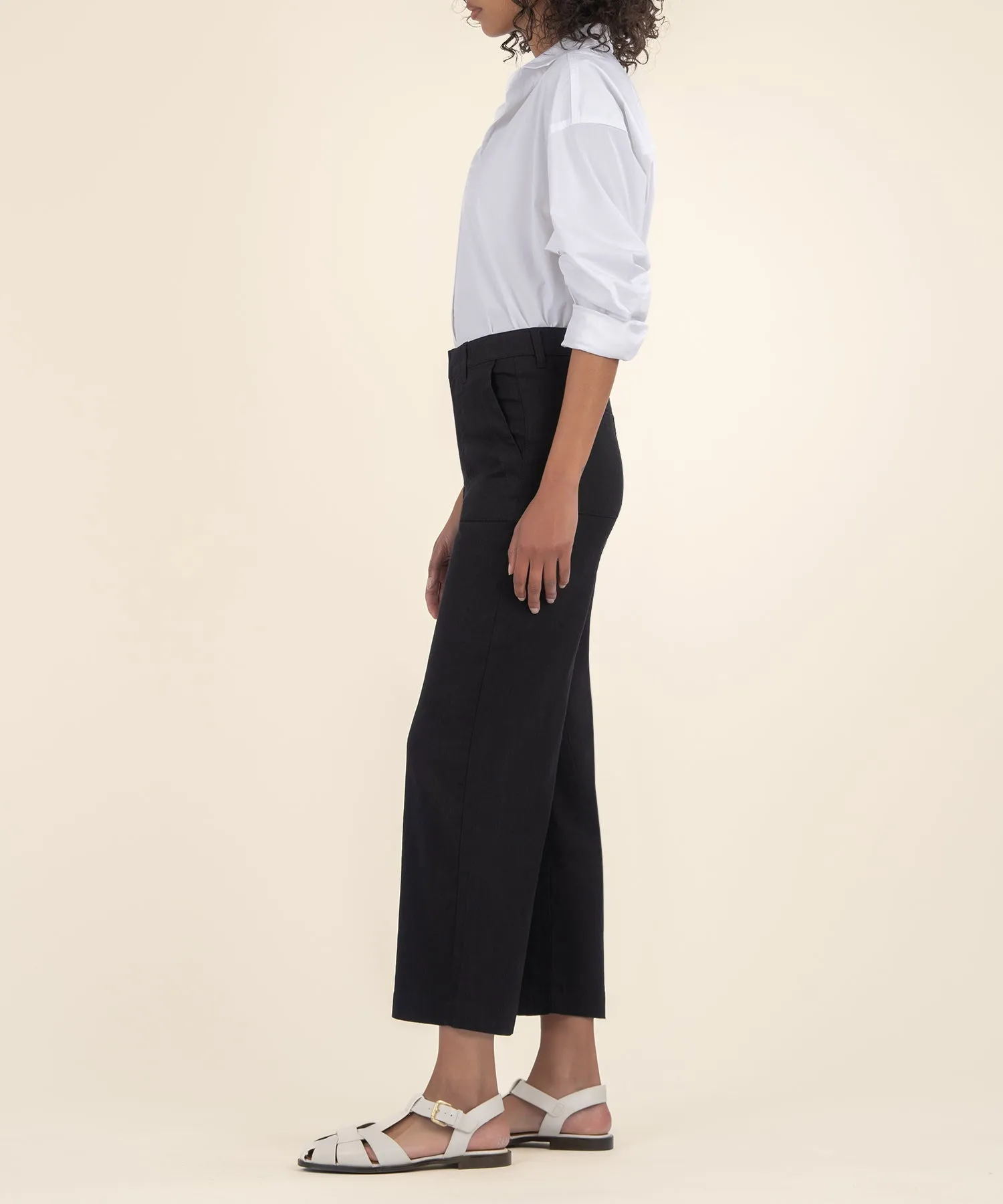 Topaz Linen Wide Leg, Petite