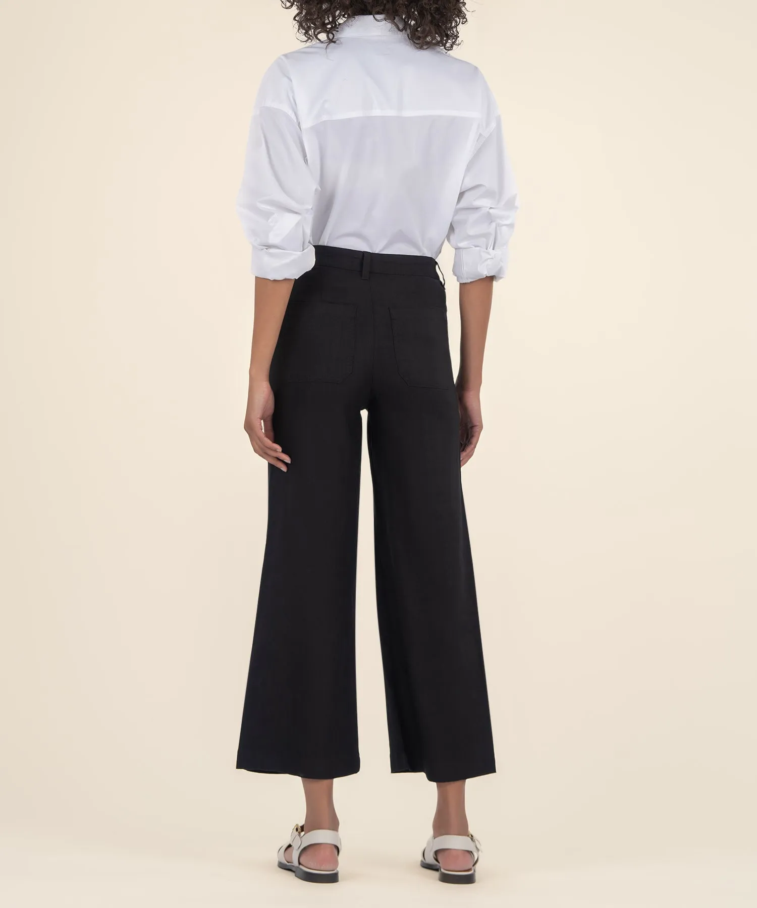 Topaz Linen Wide Leg, Petite