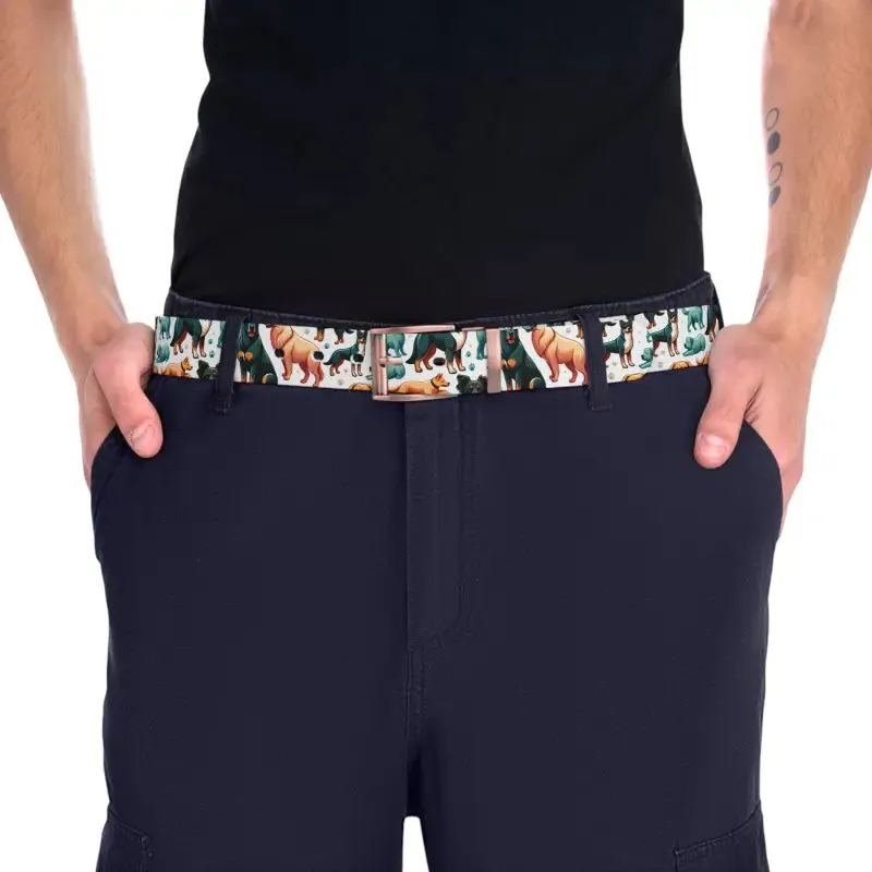 Trendy Fashion Dog Belt with Buckle Options