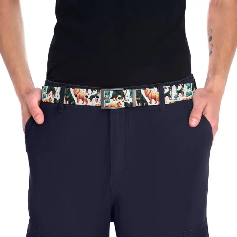 Trendy Fashion Dog Belt with Buckle Options