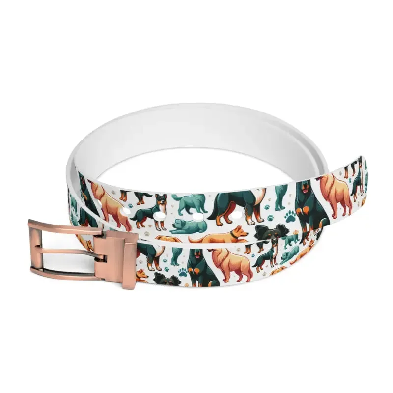 Trendy Fashion Dog Belt with Buckle Options