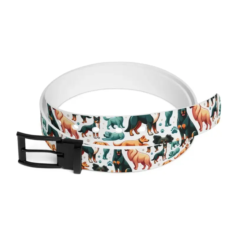 Trendy Fashion Dog Belt with Buckle Options