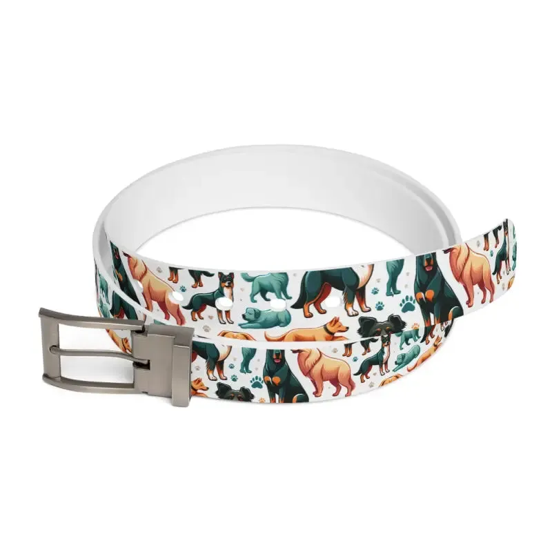 Trendy Fashion Dog Belt with Buckle Options