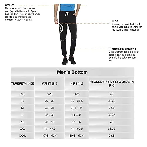 TRUEREVO Men's Polyester Dry Fit Sports Shorts with Zipper Back Pocket (Black, 7-inch Inseam Length, XXL)