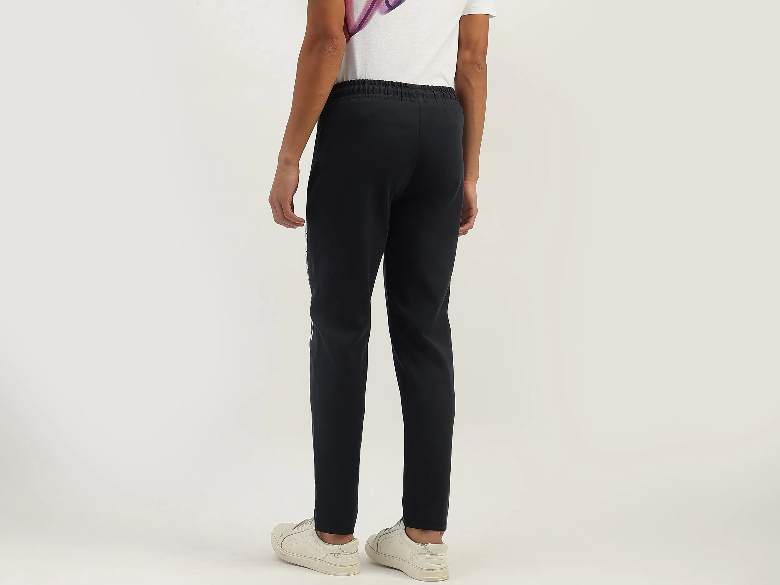 Typography Baggy Fit Trackpants