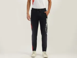 Typography Baggy Fit Trackpants