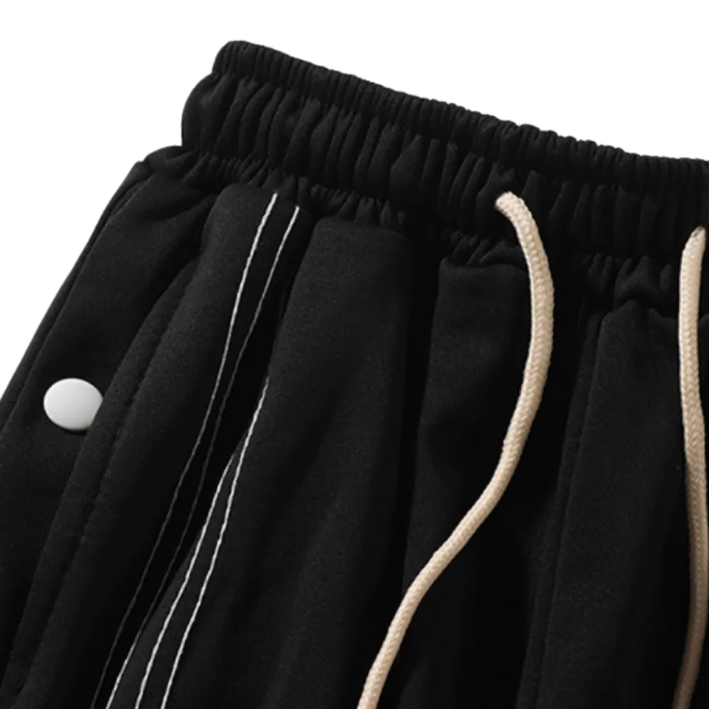 Urban High Street Stripe Buttons Pants