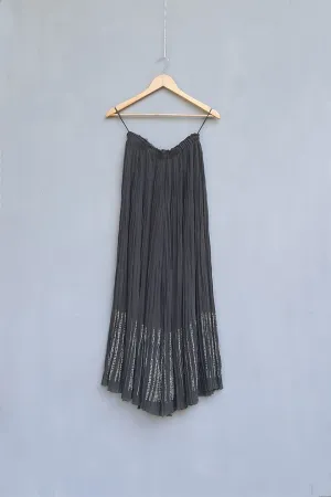 Urvashi Kaur   I    Bedok ECHO PANTS organic cotton charcoal TESSELLATE- 111